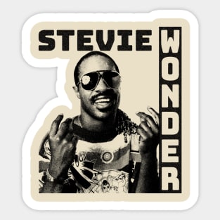 Stevie Wonder Graphite Pen Sticker